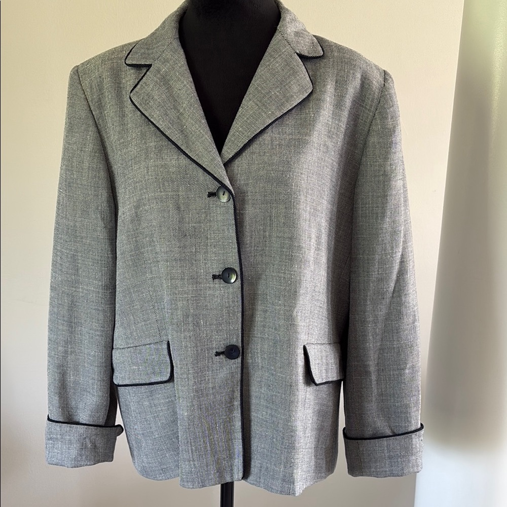 Classic Pendleton Navy/White Women's Blazer